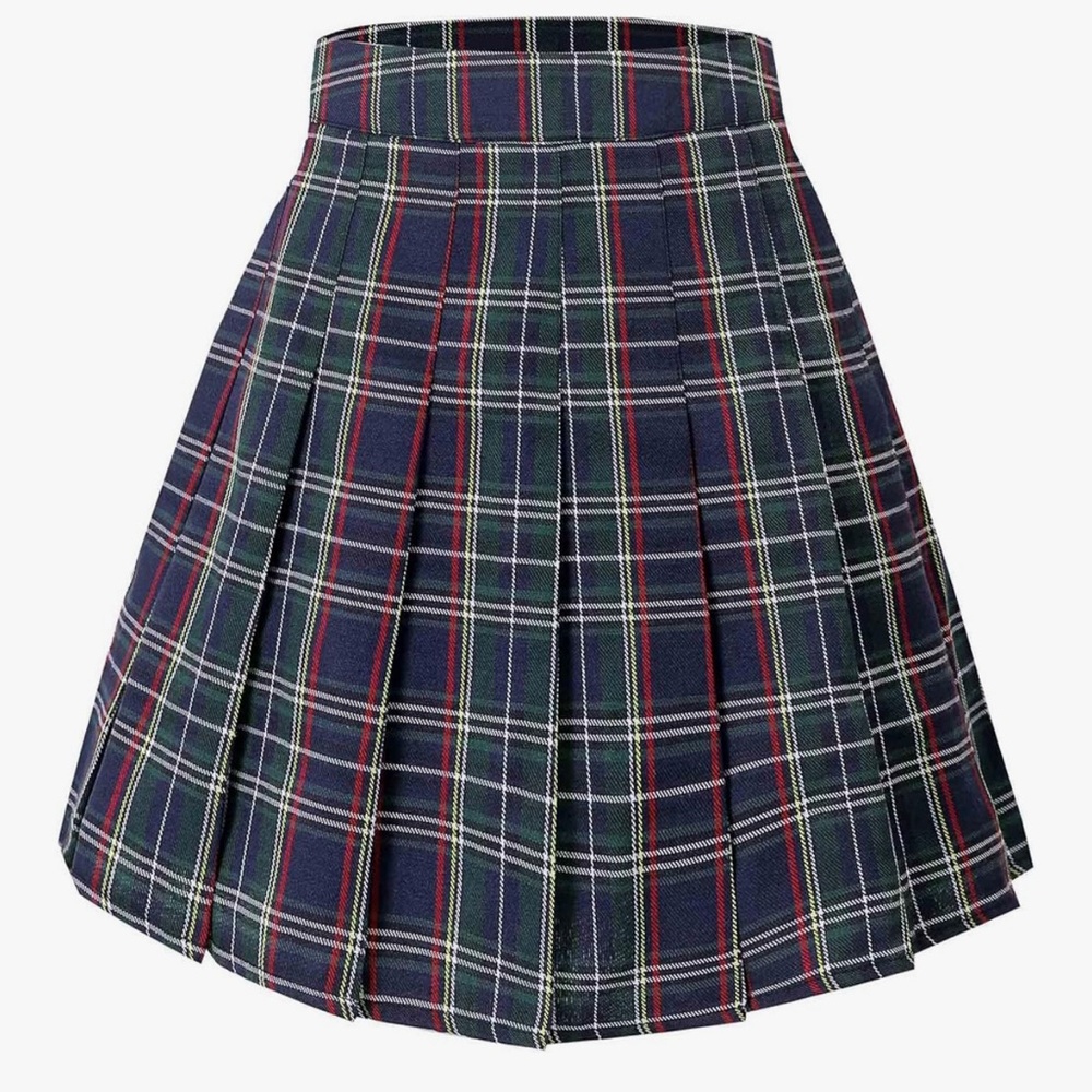 🟡3/$15 DEAL! Plaid Pleated Tennis Skirt